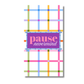 Mahjong Colorful Plaid "Pause Nevermind" 24ct Guest Napkins