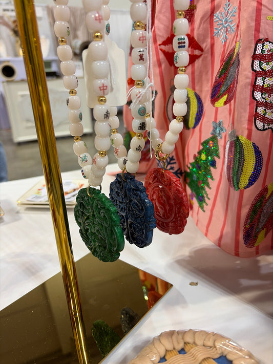 Mahjong Statement Necklace