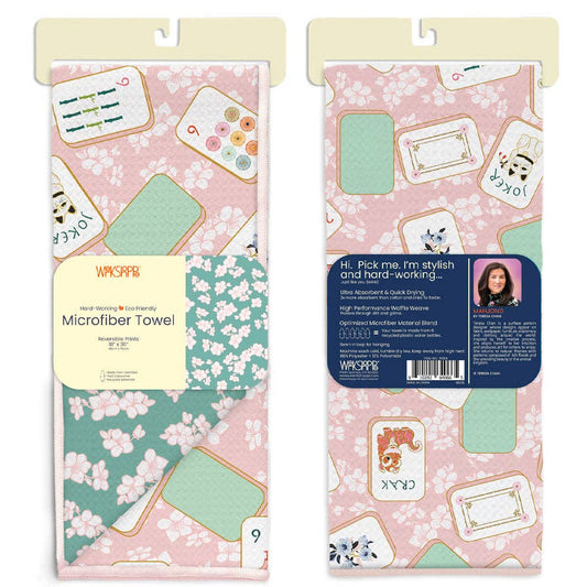 Mahjong Microfiber Kitchen Towel