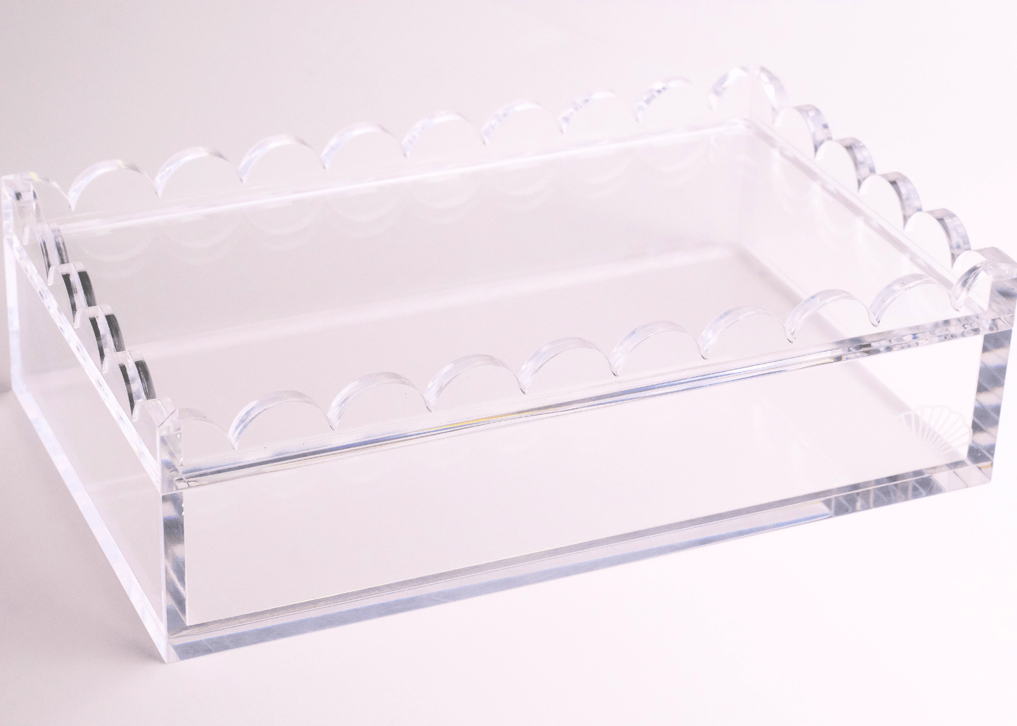 Scalloped Acrylic Box