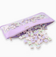 Lilac Script Mahjong Tile Bag