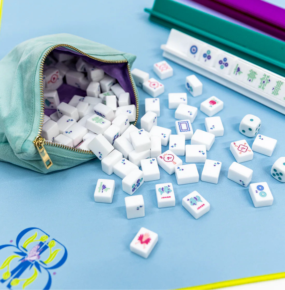 Travel Neoprene Mahjong Mat