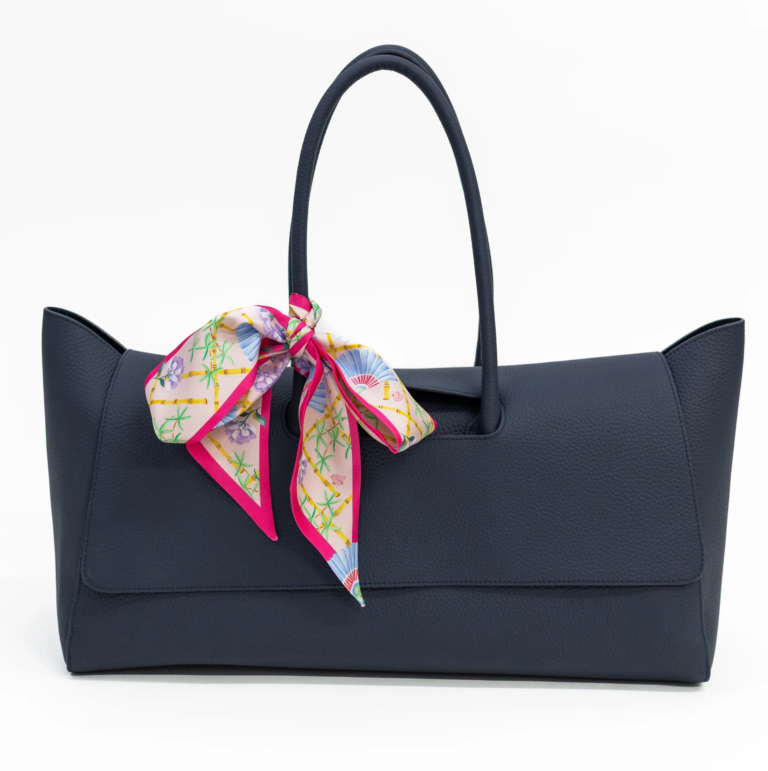 Classic Leather Tote – Let's Go Mahjong