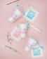 Sip and Mahjong Styrofoam Cups | Set of 10