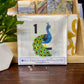 Blue Poppy Designs - 1 Bird Bamboo Mahjong Peacock Needlepoint Kit