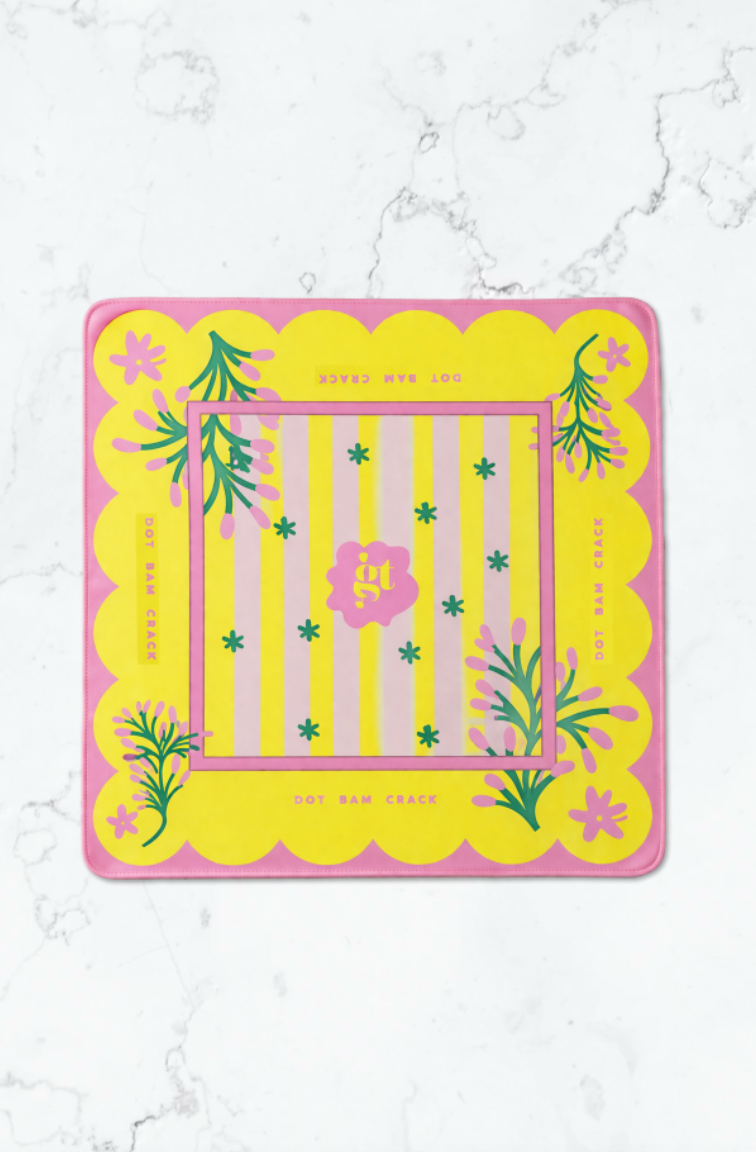 Mahjong Mat in Palm Springs Yellow