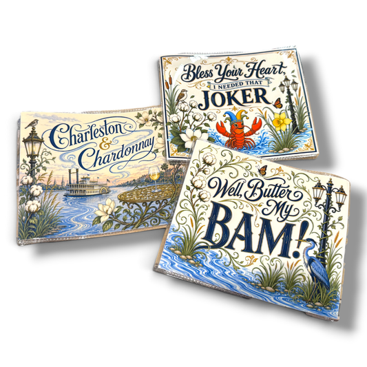 Pat's Monograms, LLC - Bless Your Heart, I Needed That Joker — Large NMJL Card Holder