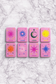 Floating Mahjong Tiles in Floral Pink for the Pool