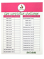 Line Completion Challenge Card