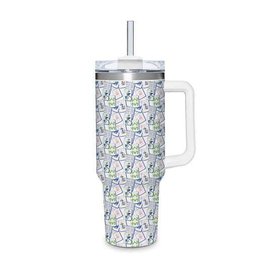 Mahjong Print Tumbler