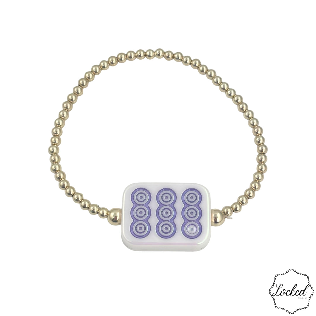 Mahjong Beaded Bracelets