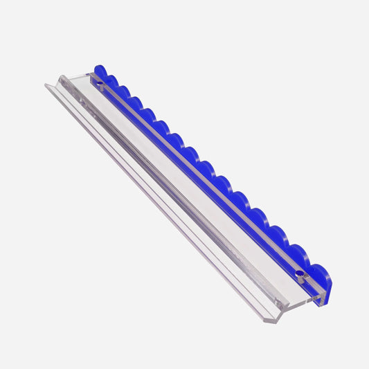 Scalloped and Clear Acrylic Rack and Pusher Set of 4