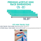 Premium Acrylic Mini Travel Mahjong Racks