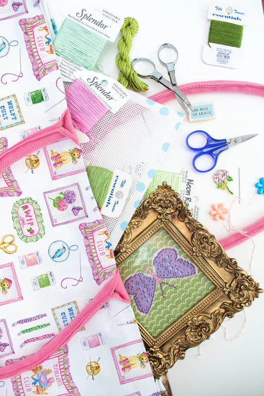 Needlepoint Tote Bag