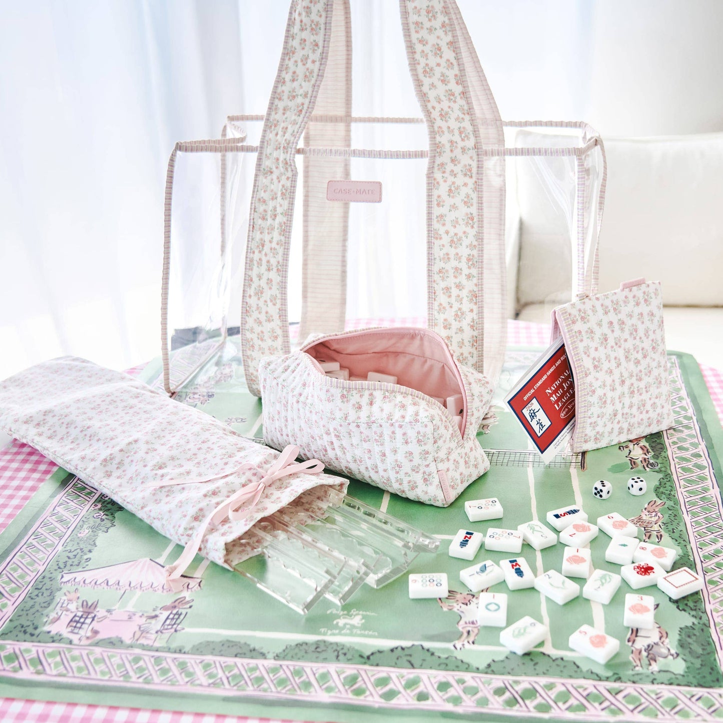Mahjong Jelly Tote Set