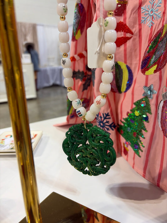 Mahjong Statement Necklace