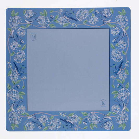 Blue Hydrangea Bird Mat