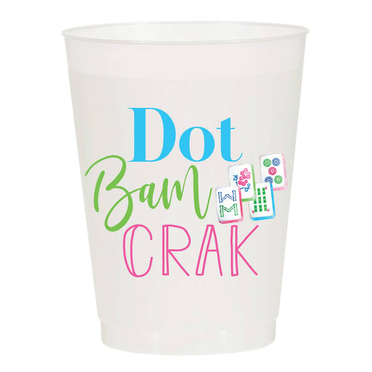 Dot Bam Crak Full Color Frosted Cups