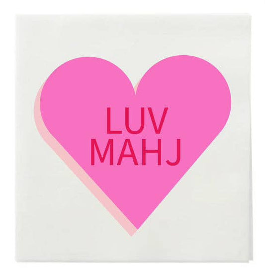 Luv Mahj Cocktail Napkins