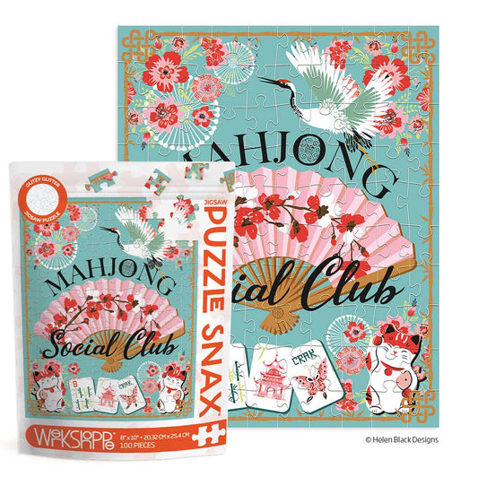 Mahjong Social Club Puzzle Snax (100pc)