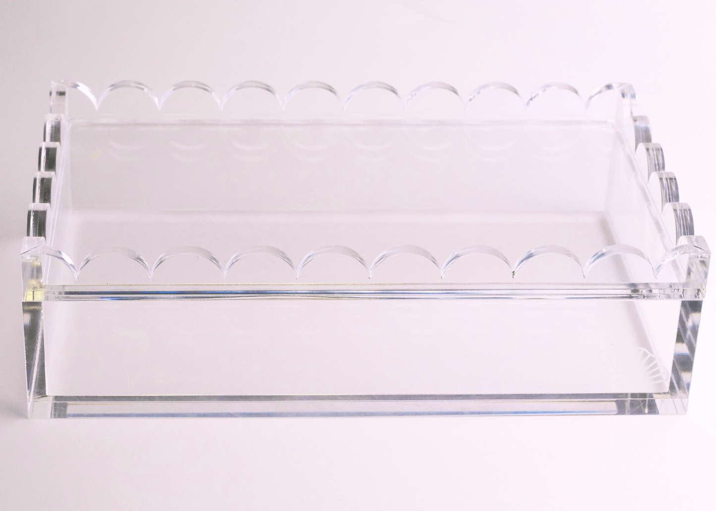 Scalloped Acrylic Box