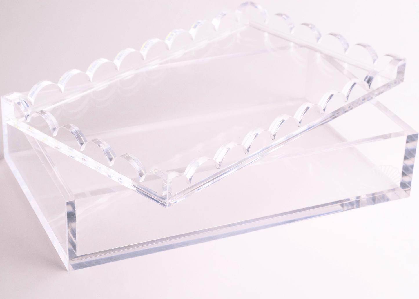 Scalloped Acrylic Box
