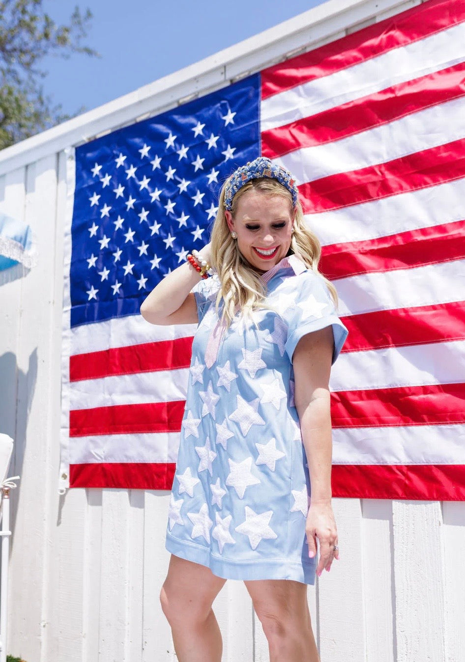 Old Glory Shirtdress