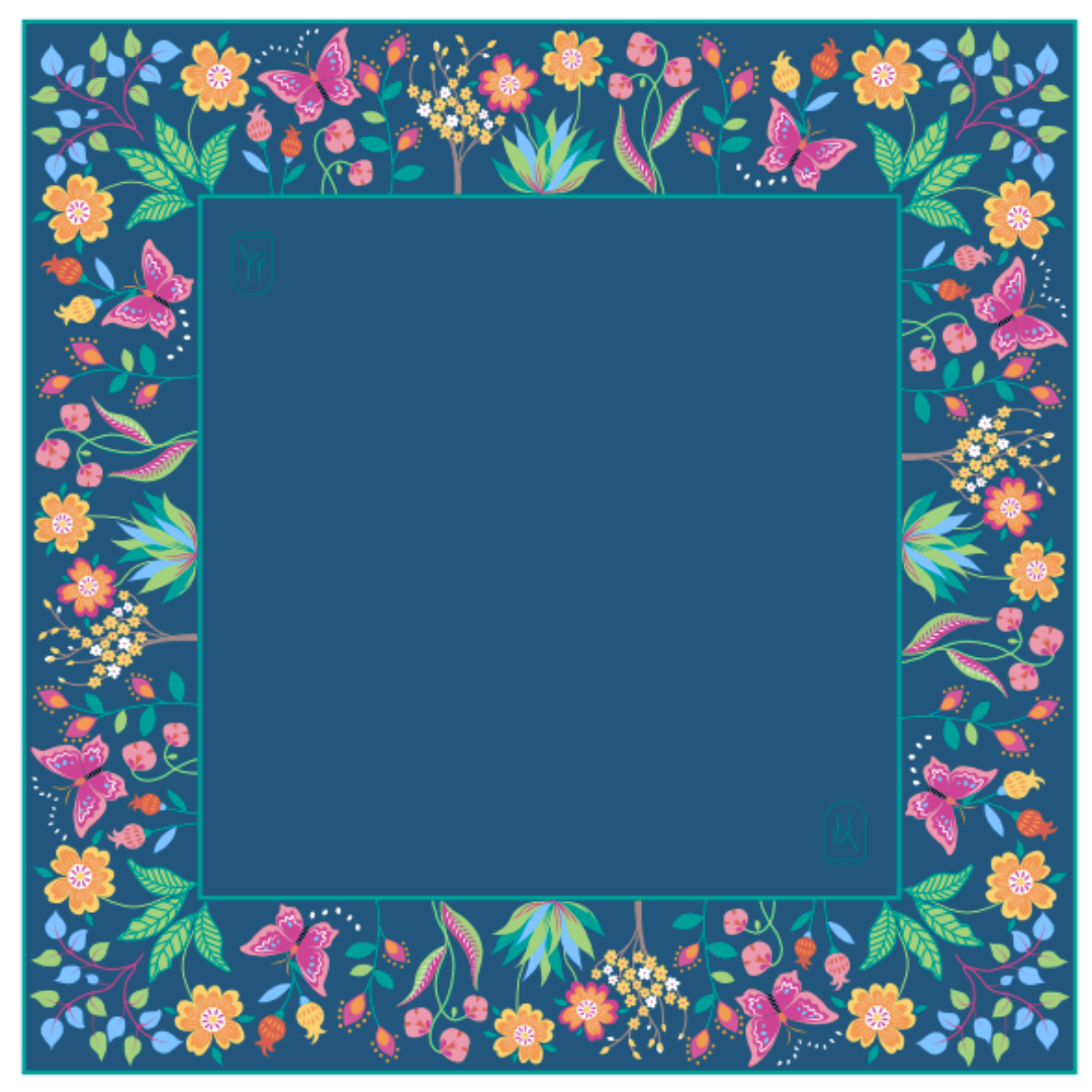 Midnight Bloom Mat