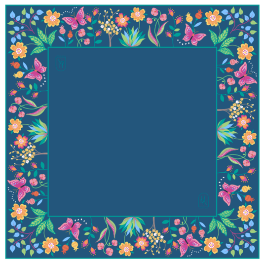 Midnight Bloom Mat
