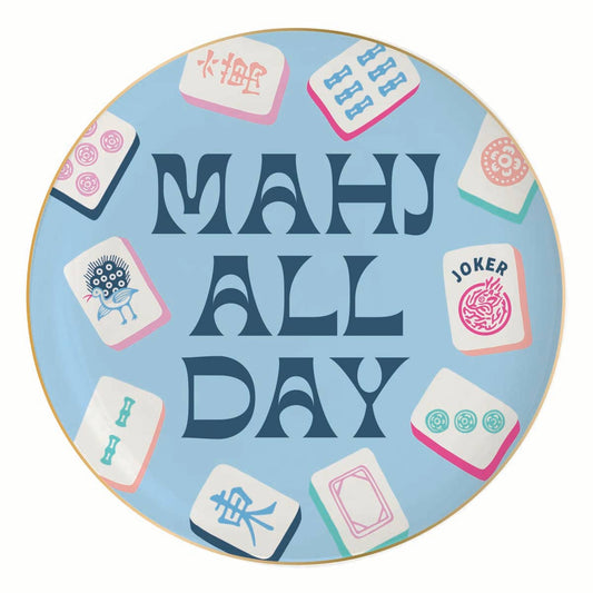 Mahj All Day Ceramic Trinket Dish