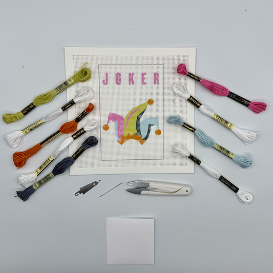 Blue Poppy Designs - Mahjong Joker Needlepoint Kit