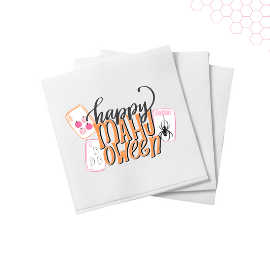 Happy Mahj-oween Mahjong Cocktail Napkins | Set of 20