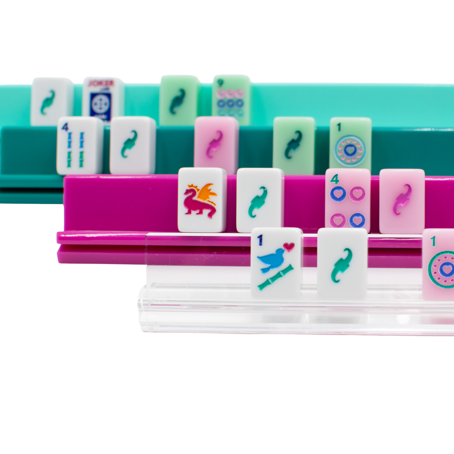 Premium Acrylic Mini Travel Mahjong Racks