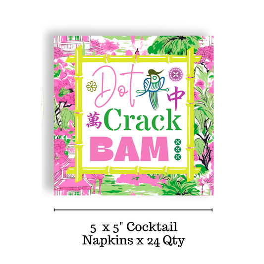Mahjong Cocktail Napkins
