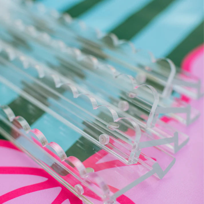 Acrylic Scallop Clear Rack