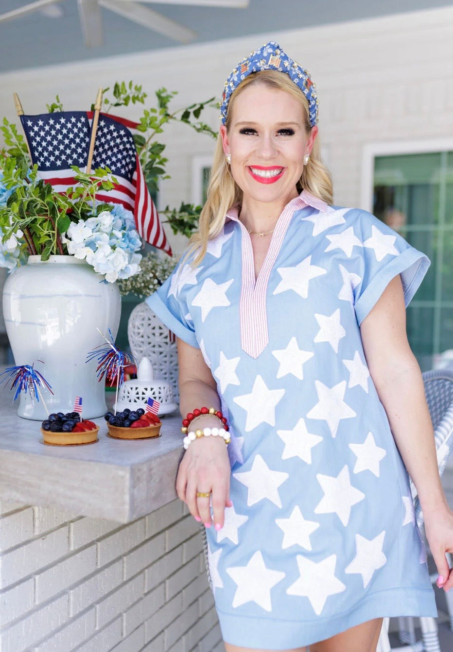 Old Glory Shirtdress