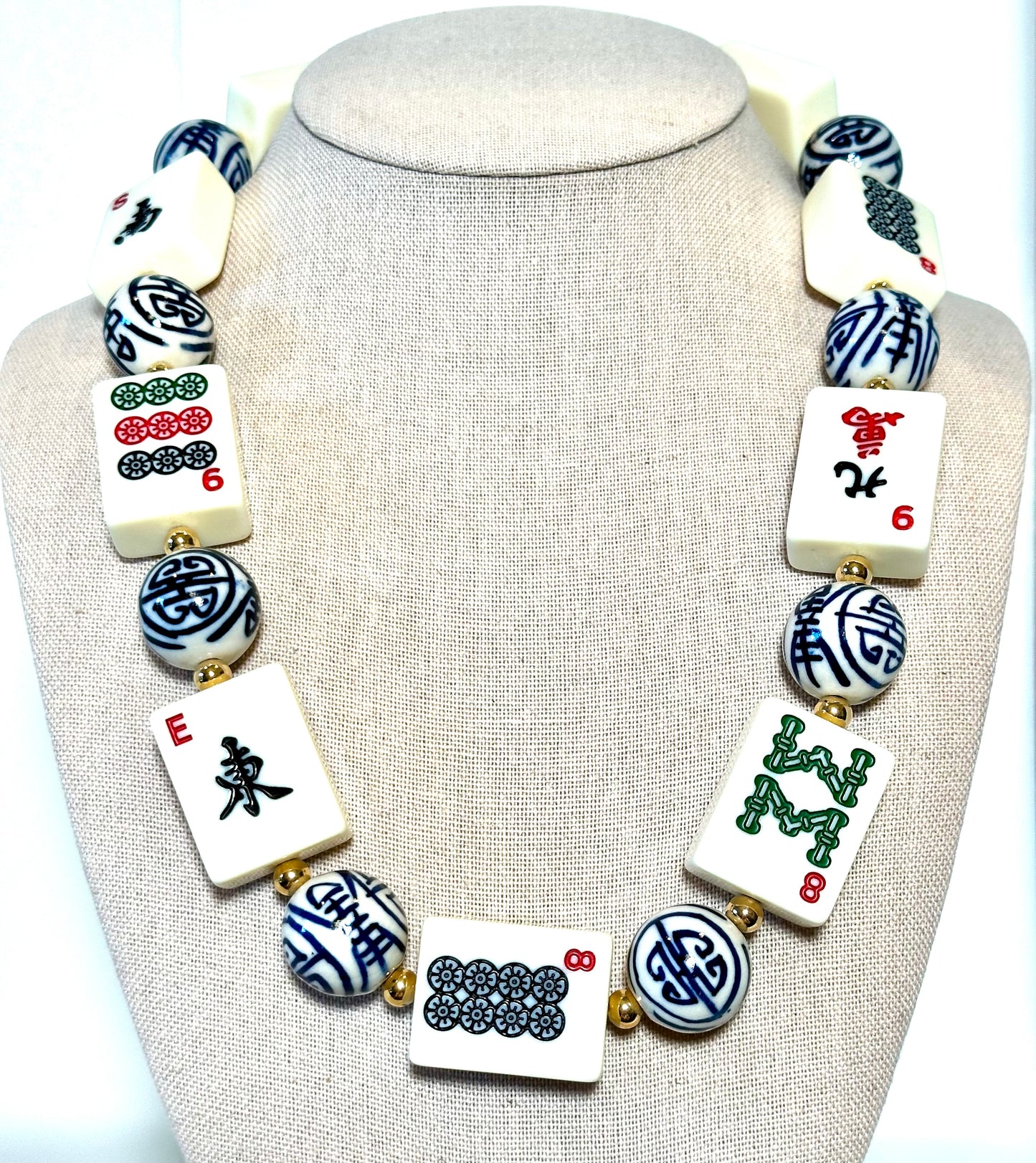 Chinoiserie Tile Necklace