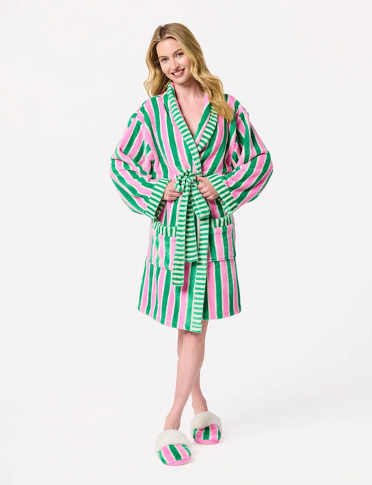 Holly Stripe Robe