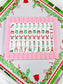 Pink Holly Jolly Christmas Mahjong Set