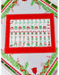Red Holly Jolly Christmas Mahjong Set