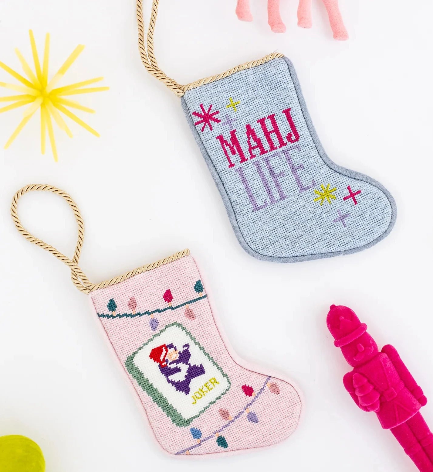 Needlepoint Mini Stocking