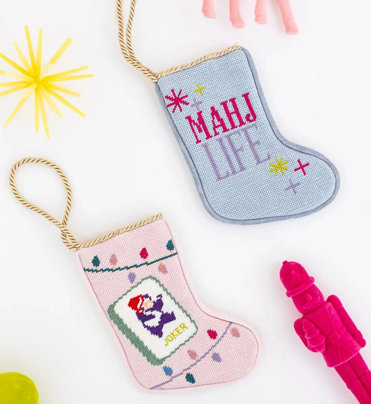 Needlepoint Mini Stocking