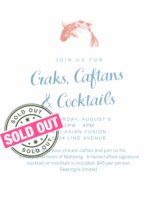 Craks, Caftans & Cocktails