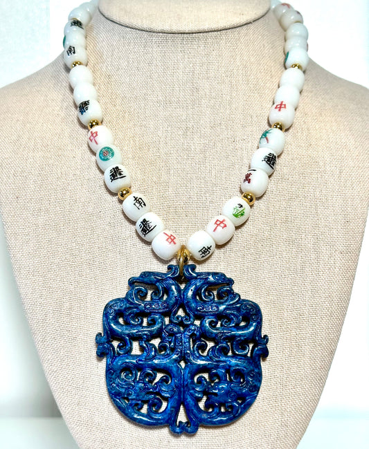 Mahjong Statement Necklace