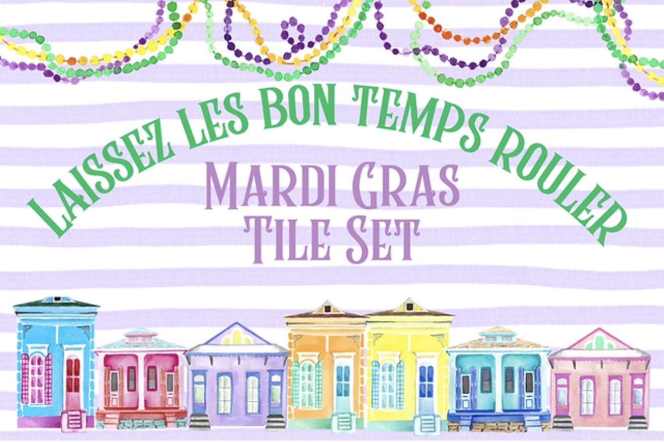 Laissez Les Bon Temps Rouler Tile Set