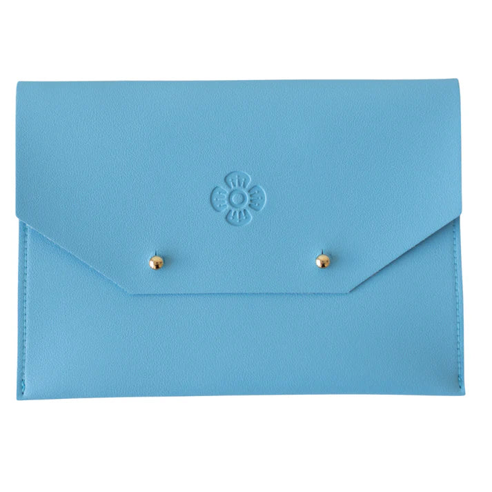 Bright Blue Card Clutch