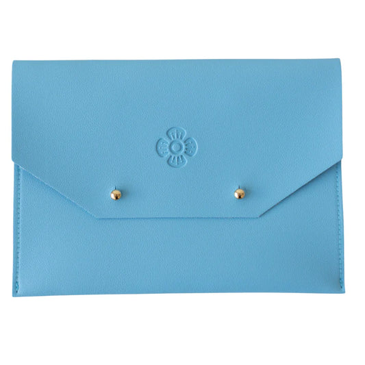 Bright Blue Card Clutch