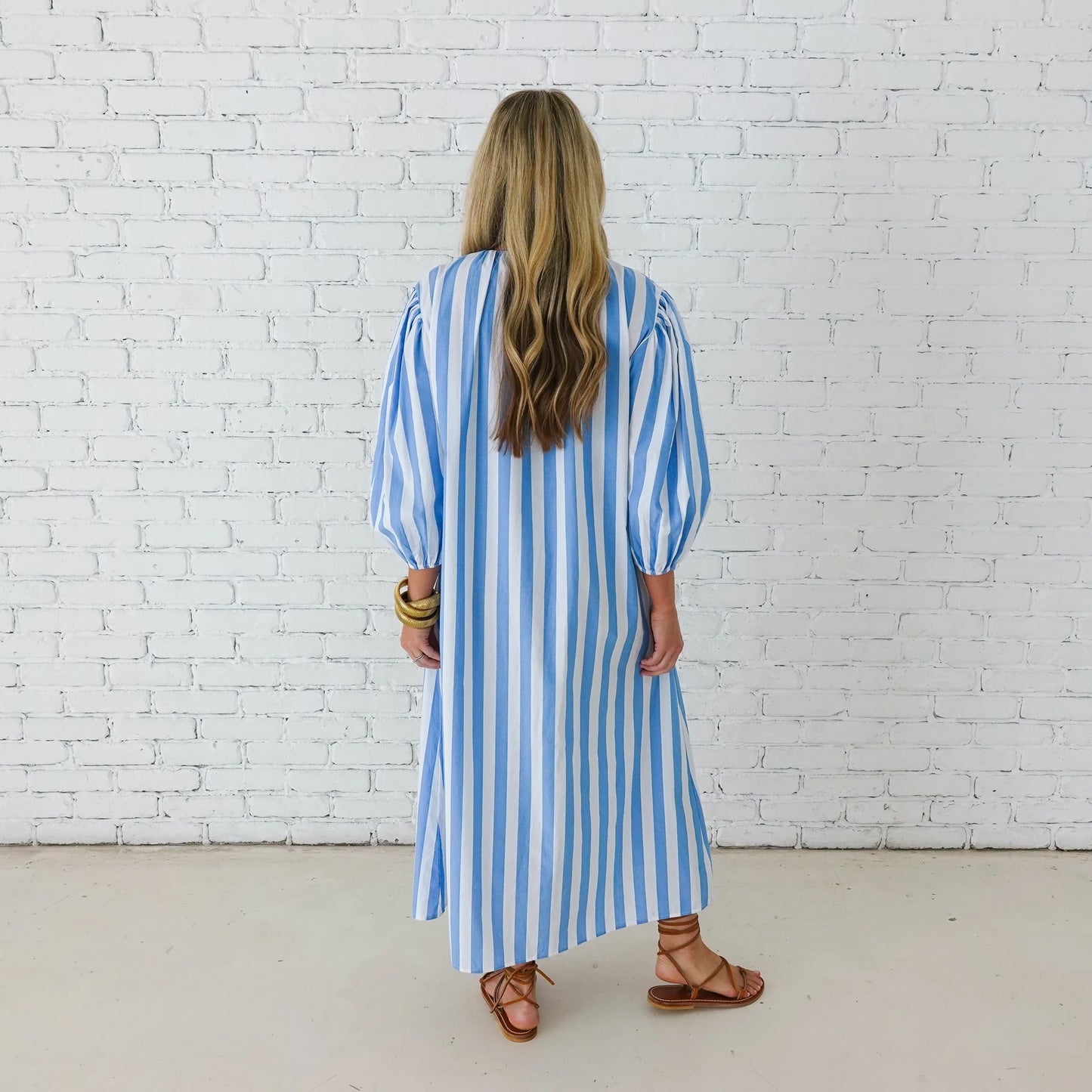 Blue Stripe Cabana Dress