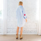 Preppy Star Dress Light Blue