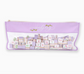 Lilac Script Mahjong Tile Bag